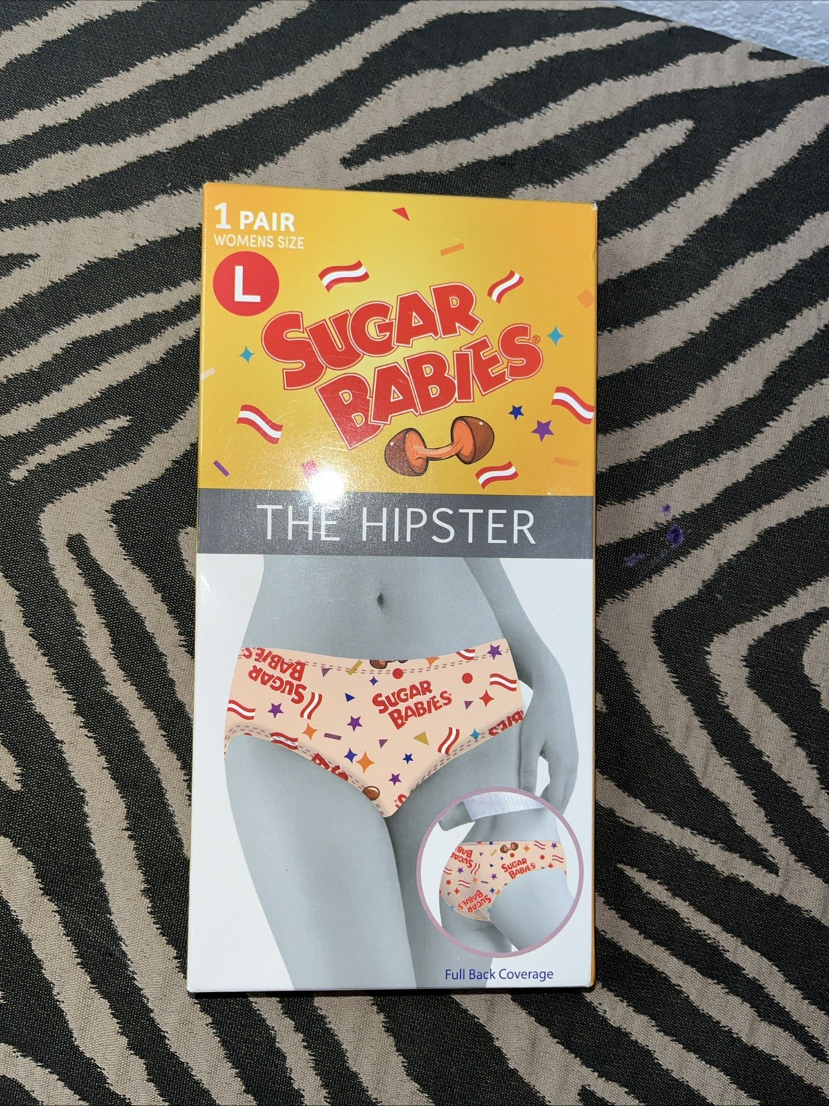 Sugar Babies Women’s Hipster Panty Underwear Cute Fun Girl Gift Large 30-32 NEW