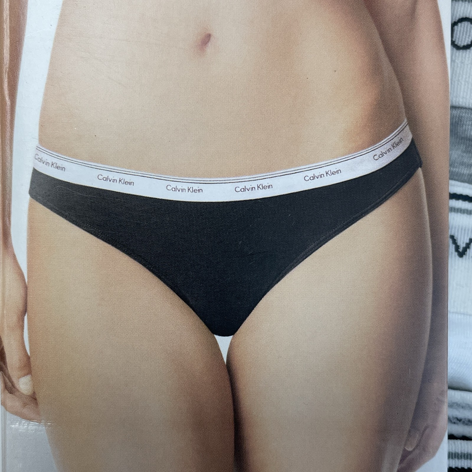 Calvin Klein Women’s M Bikini Black Cotton Modal e0883