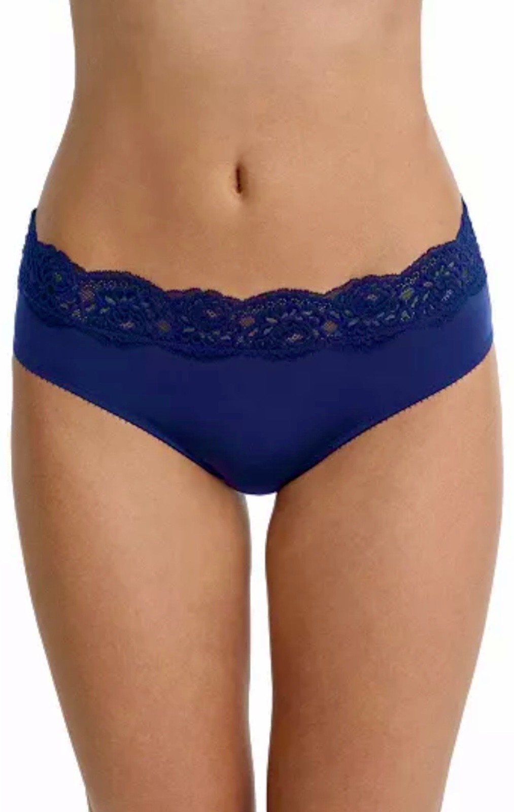 Skarlett Blue Woman’s Microfiber Bikini Hipster Size M, Color Nocturnal Blue