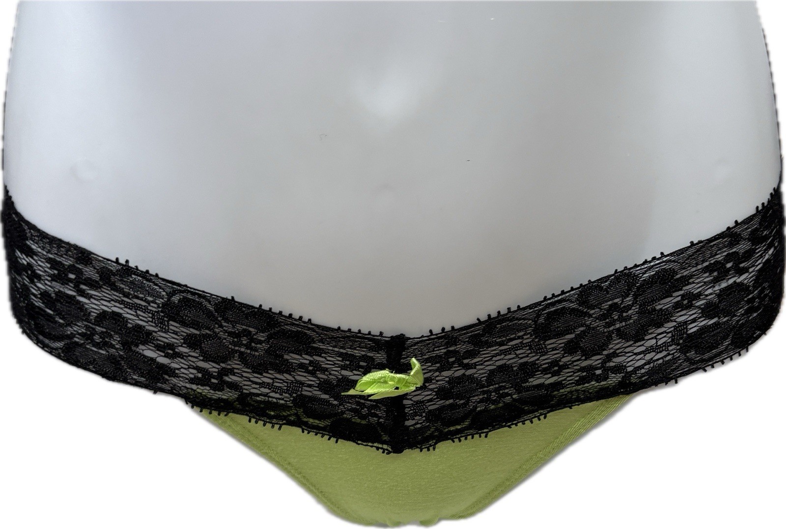 Honeydew Intimates S/M Assorted Fall Color Lace Waist Bow Thong Panties-Set of 5