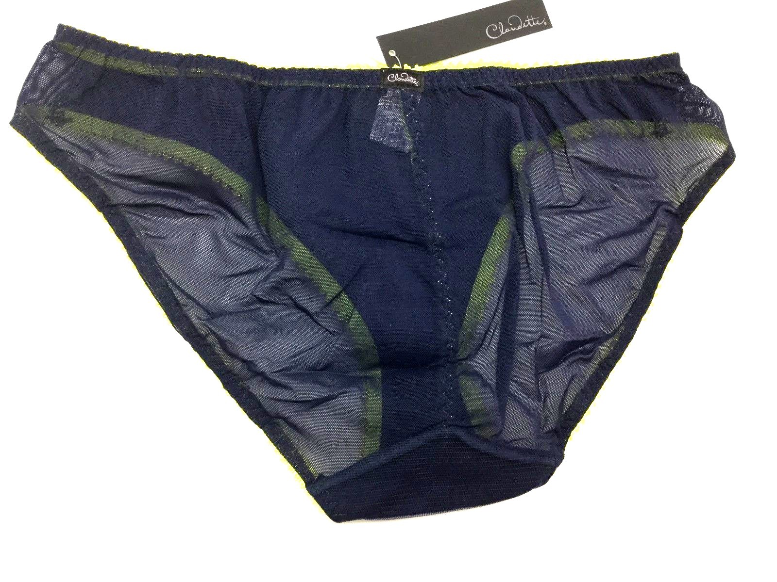 New Claudette Brassiere Dessous Bikini Panty Brief Lingerie Panties Navy Limeade