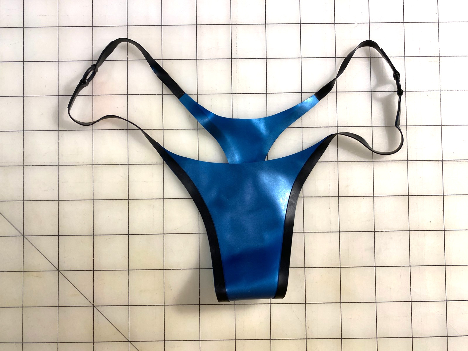 Custom Order Hot Pink Latex Micro Panties Thongs Handmade U.S. Designer Sz Small