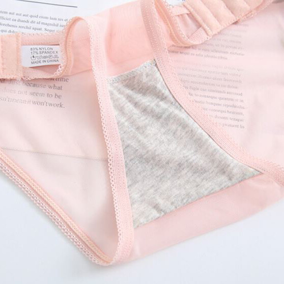 Womens Lady Sexy Briefs Sheer Panties Thongs G-string Lingerie Mesh Underwear