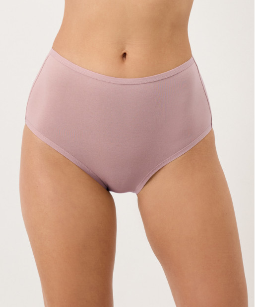 NEW PACT Organic Everyday High Rise Brief 5-Pack, Dunebreak (NWT)