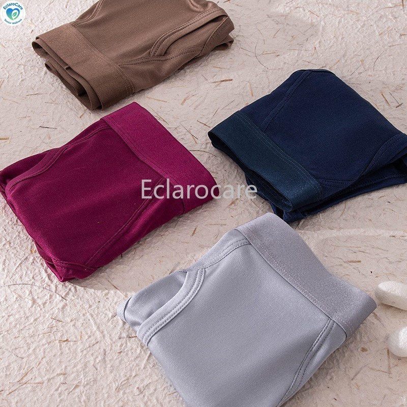 Men’s Briefs U-Shaped Antibacterial Mulberry Silk Double-Sided Knit Breathable