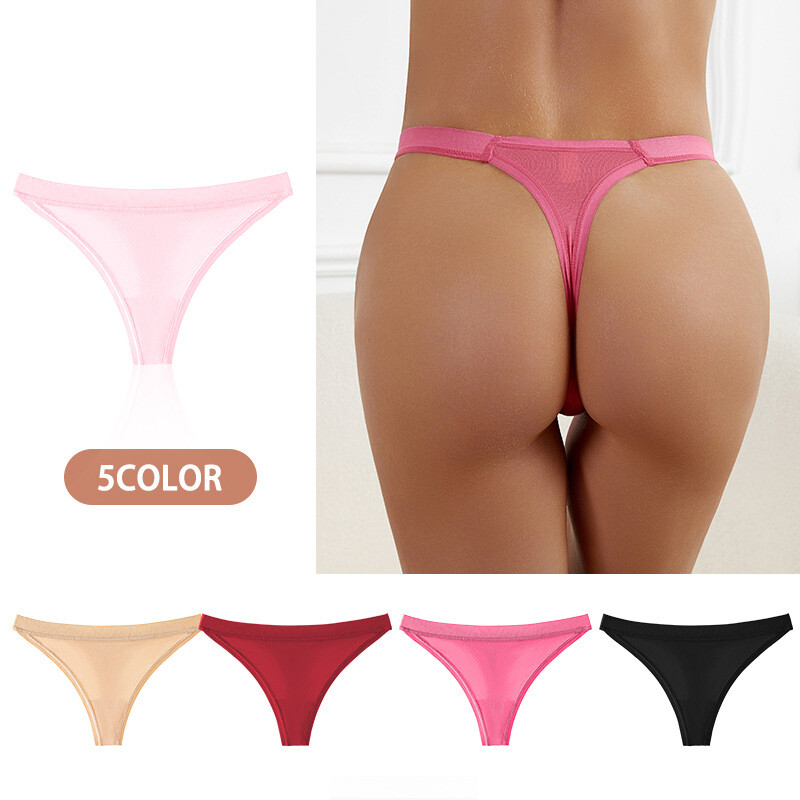 5pack Lot Sexy Womens Low Waist Panties Thong G string Bikini Underwear Lingerie