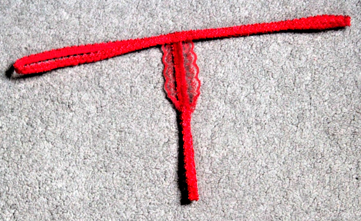 Sexy Women Exotic Lingerie G String Tear Micro Drop Thongs Red