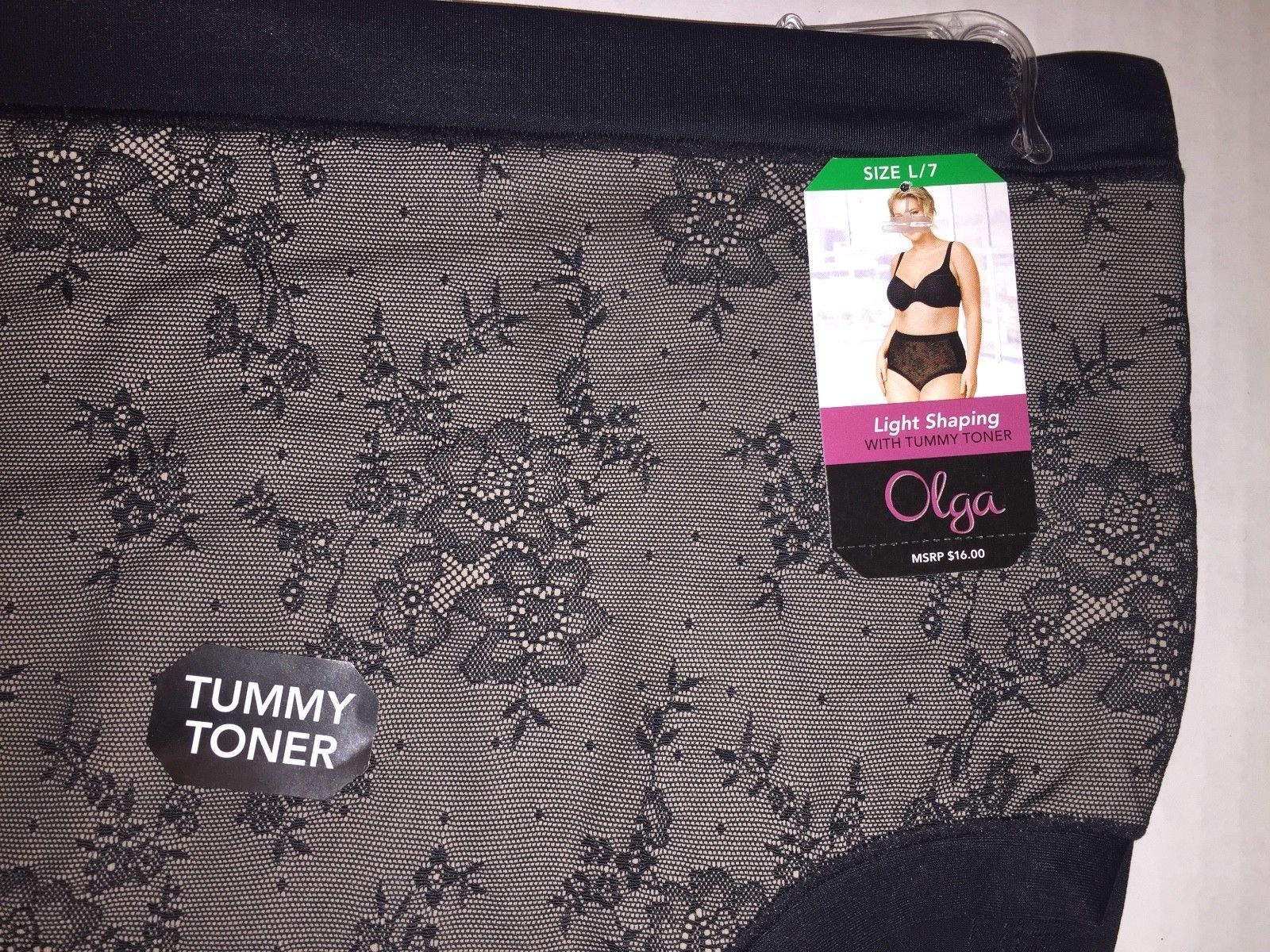 Olga Panties Light Shaping Briefs Lace Tummy Toner Slimming Shapewear GS2961P