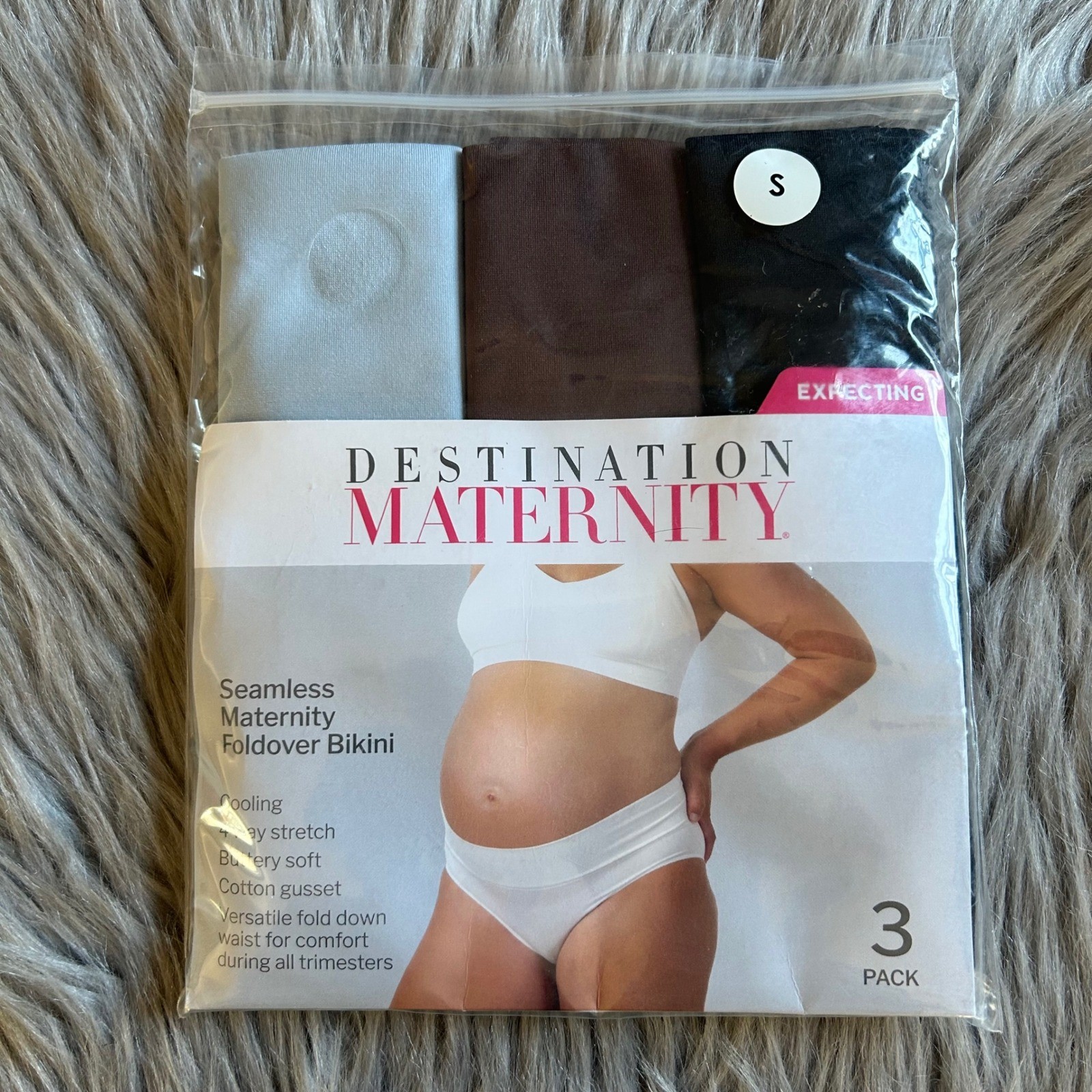 Destination Maternity Seamless Bikini Women Size Small Cooling Buttery Soft