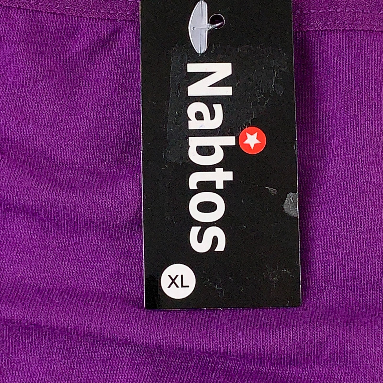 Nabtos Women’s Size XL Purple/Gray Cotton T-Back Thong Panty 2 Pack NWT