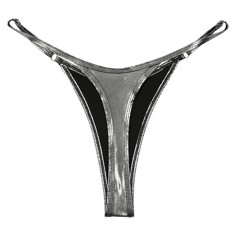 Sleek Womens Low Waist Thong with Sequins for Comfortable Home and Sleepwear