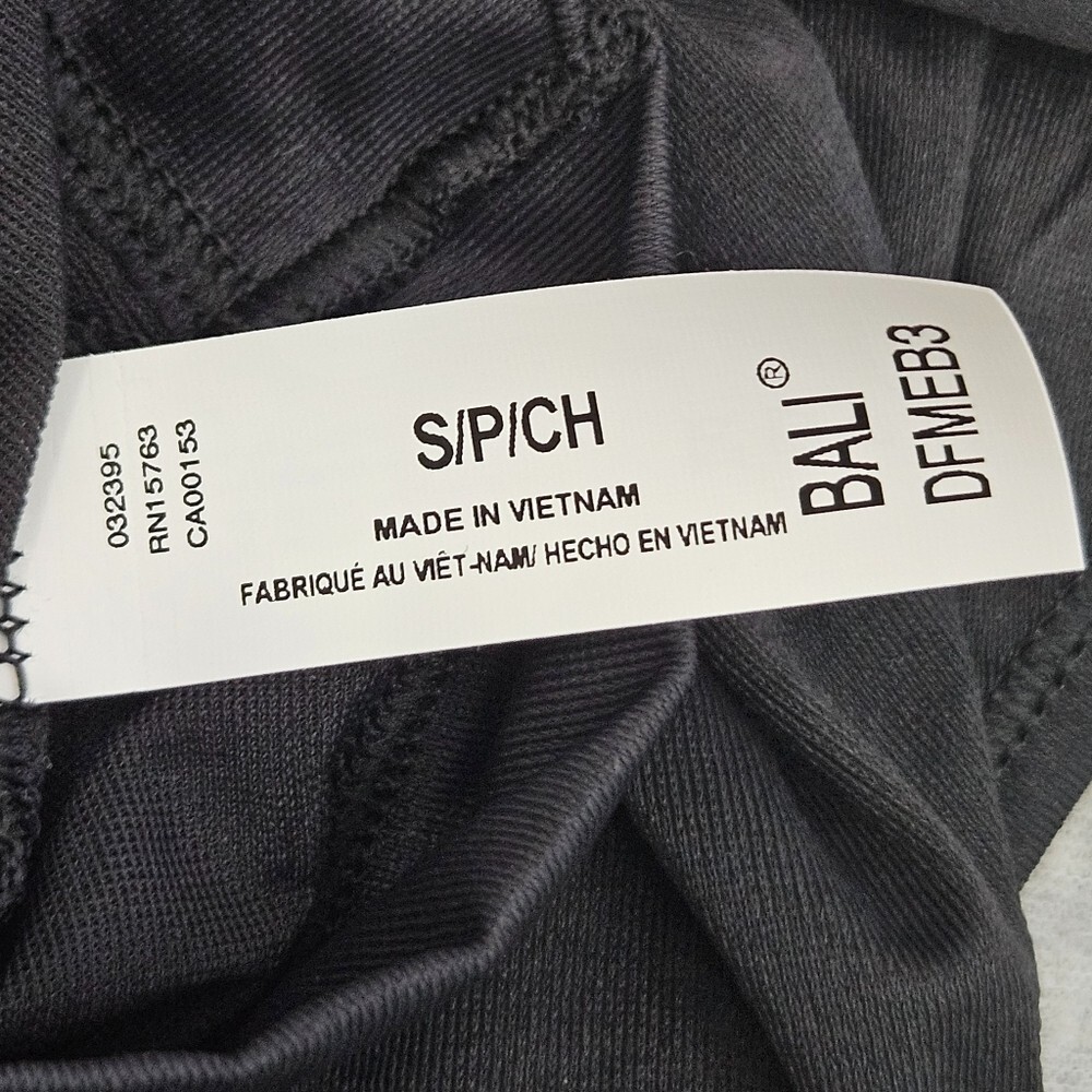 Bali Smoothing Ultra Light Brief Panties 2 Pairs Size S Style DFMEB3 Black