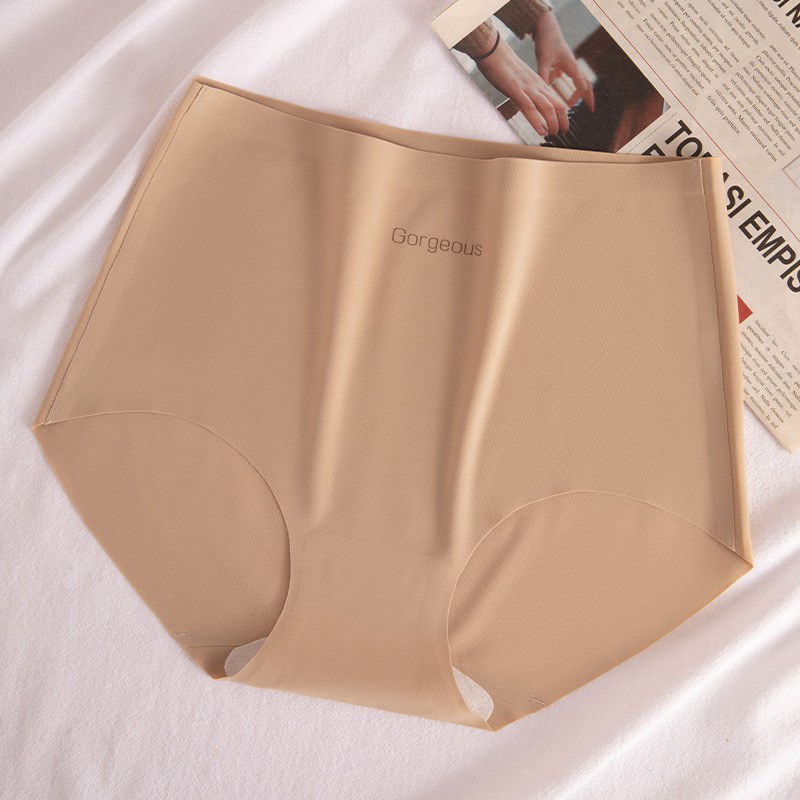 Ladies’ high waisted tight fitting triangle pants without hip compression