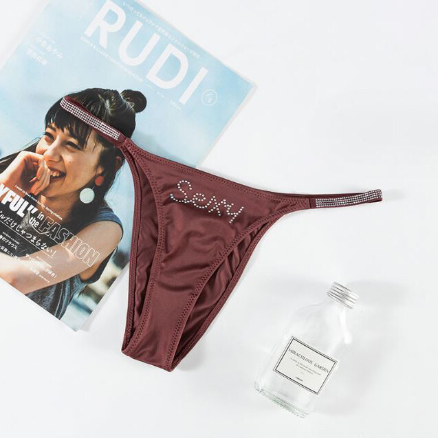 1/5 Pack Lot Womens Sexy Panties Thong Satin G-string Bikinis Briefs Underwear