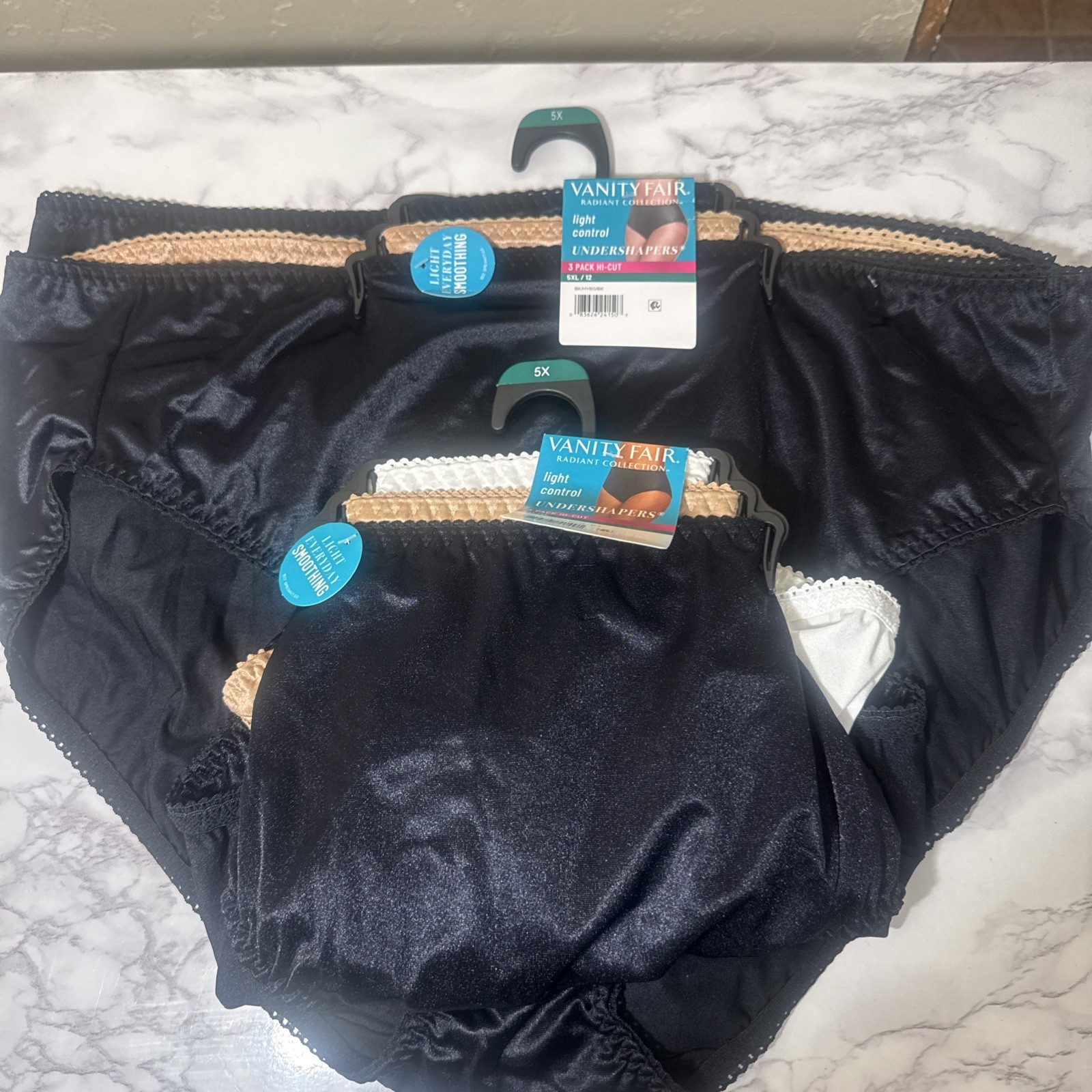 VANITY FAIR Radiant Collection Undershapers Light Control BRIEF sz 5XL/6