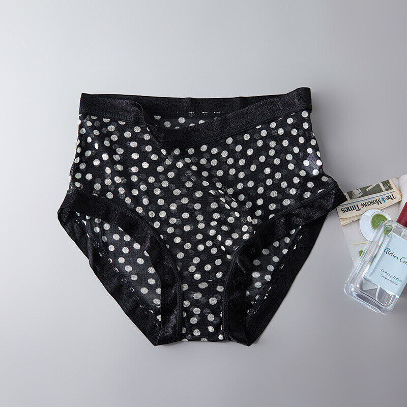2 Pairs Mulberry Silk Underwear Women Briefs Thin Silk Panties 2 Layers Crotch