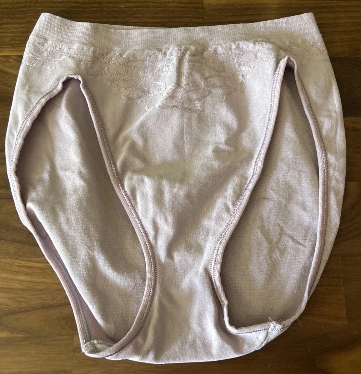 BARELY THERE MICROFIBER DIAMOND HI-CUT PANTIES 2503 Size Large Dusty Rose