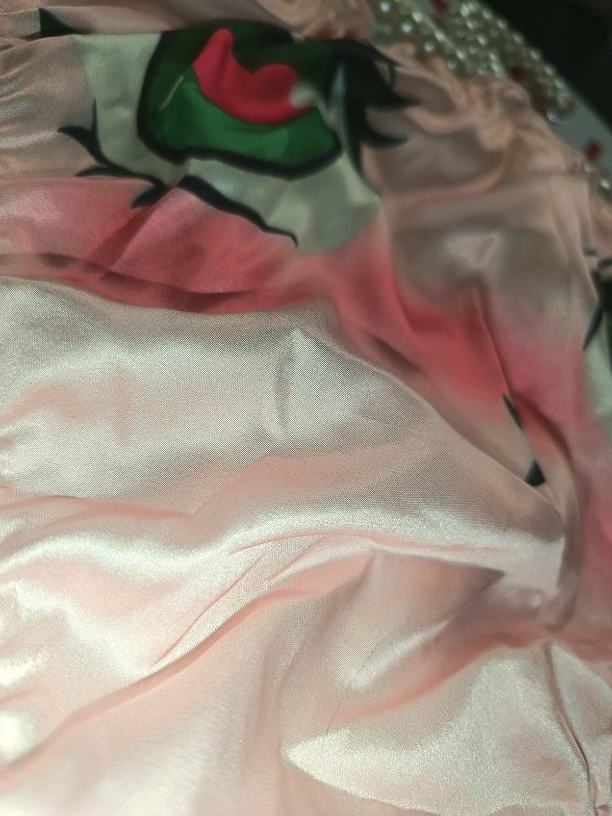 💖 Kawaii Anime Eyes Satin Panties Pink Sissy Briefs Cute Cosplay 💖 size 10 M