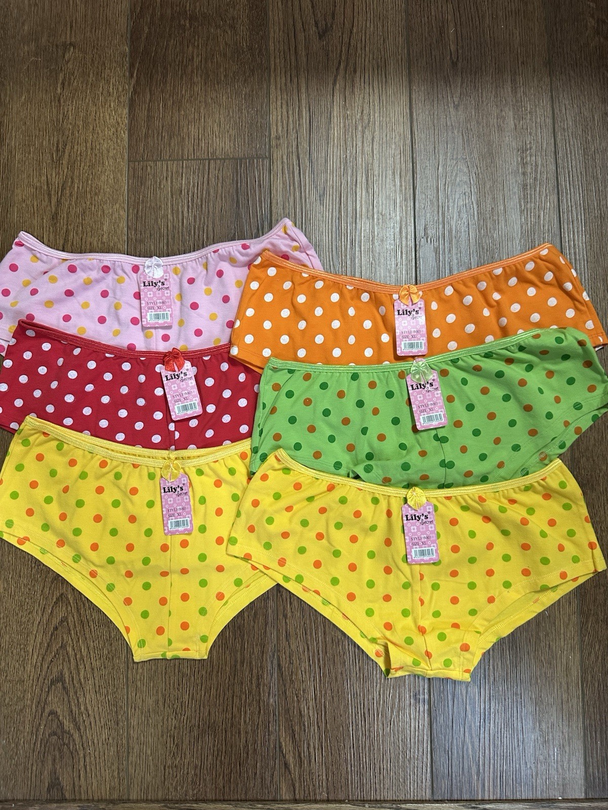 6 Pair Lily’s Secret Panties Size XLHipster Style