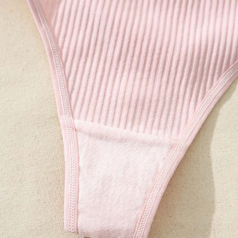 6 Pack Lot Sexy Womens Panties Thongs G String Underwear Lingerie High Cut Brief