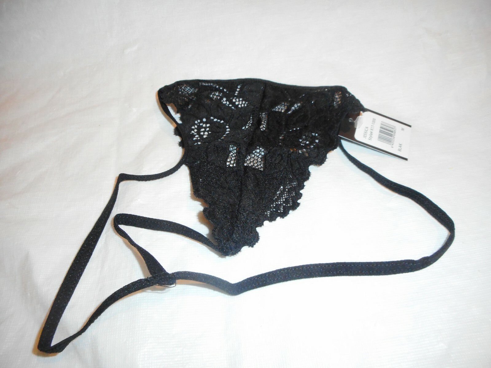 N/W/T Frederick’s Of Hollywood Black Floral Panty Sizes Medium And Large