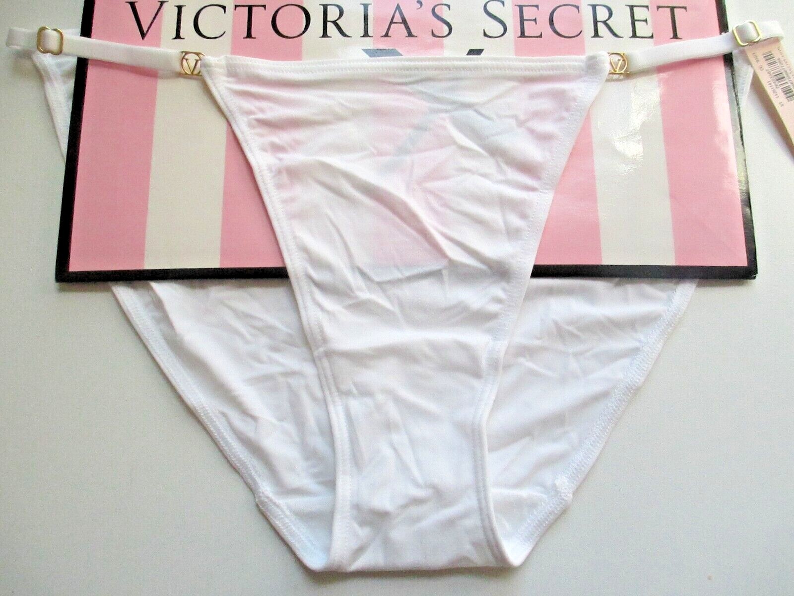 VICTORIA’S SECRET LOVE CLOUD Adjustable String Bikini Panty S M L XL 2XL White