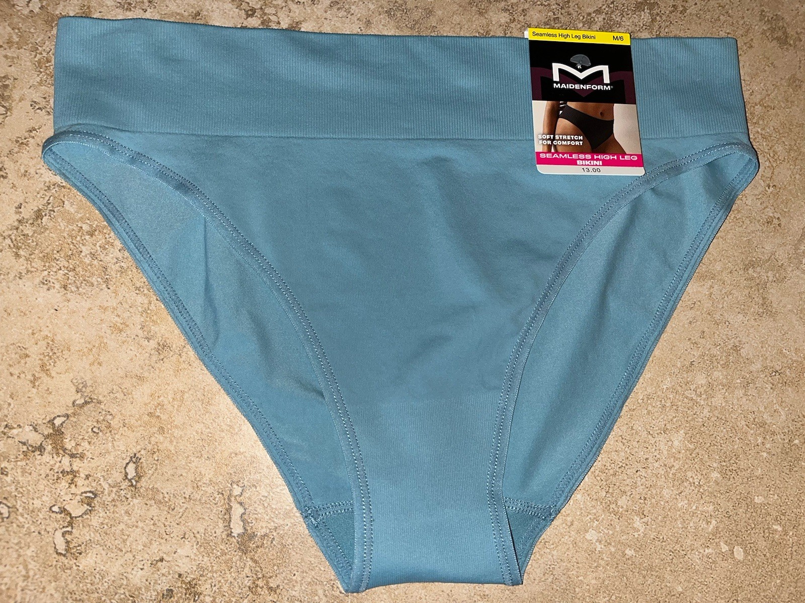 NWT Maidenform Seamless High Leg Bikini Panty Medium 6