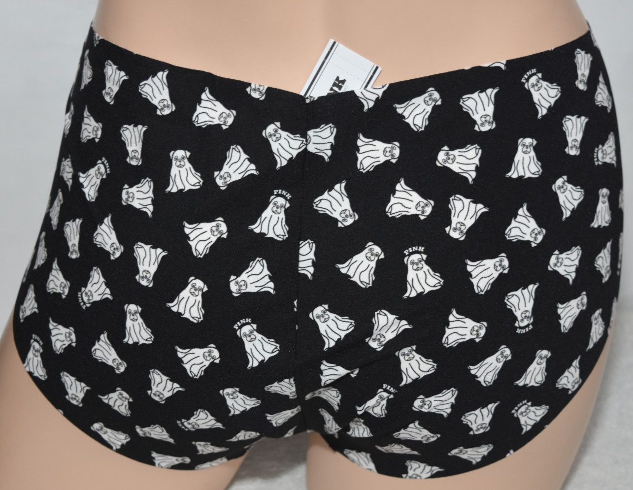 NWT Victoria’s Secret Pink Dog Ghost Halloween Hipster Panty 2X XXL