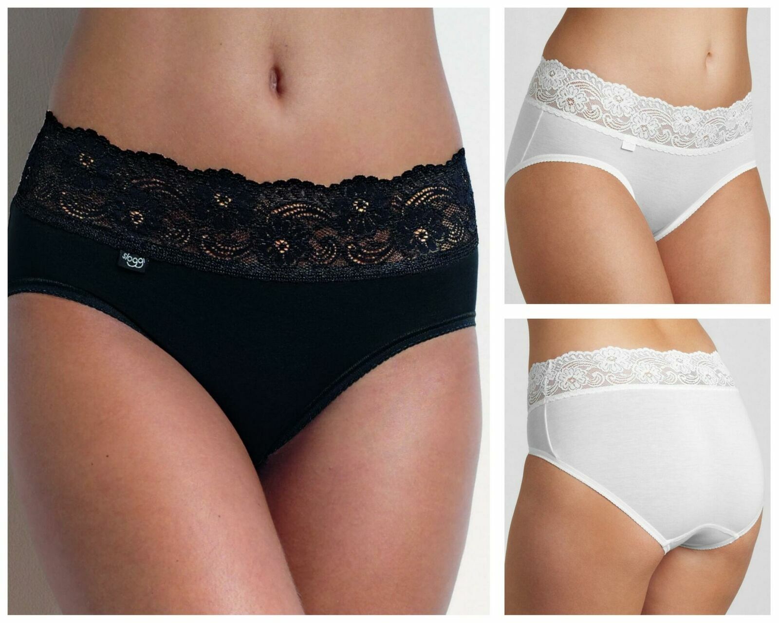 Sloggi Romance Midi Brief Pant 10031896 Everyday Underwear Knickers Woman’s