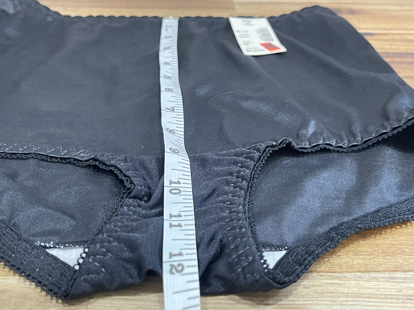 ✅Vtg ✅Nylon Panties ✅Granny High Waisted ✅Cotton Crotch ✅Black ✅Sz 1X ✅Silky