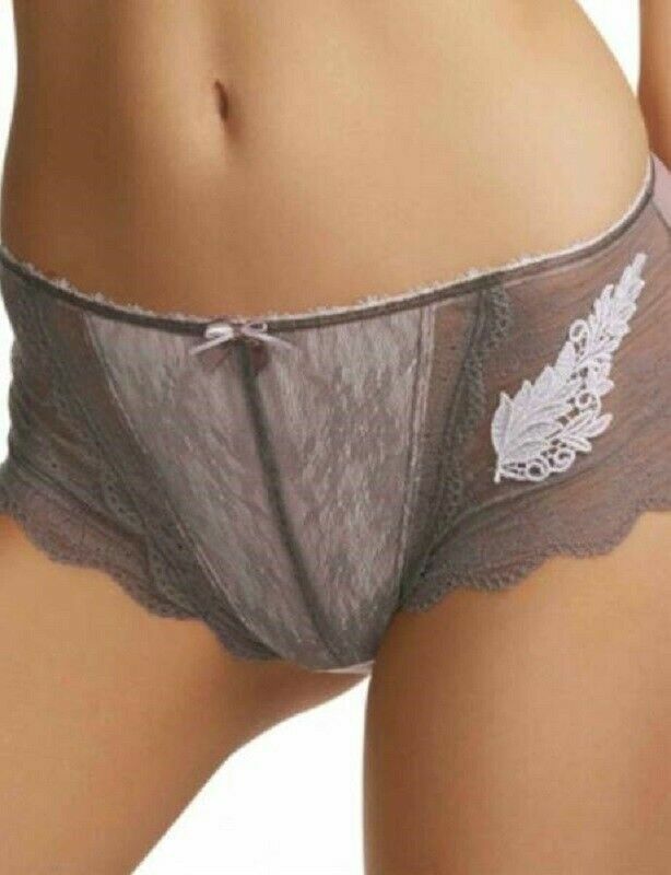 Fantasie Savannah Short Brief Size XS 8 10 Pink Haze Lace Knickers 2156 New