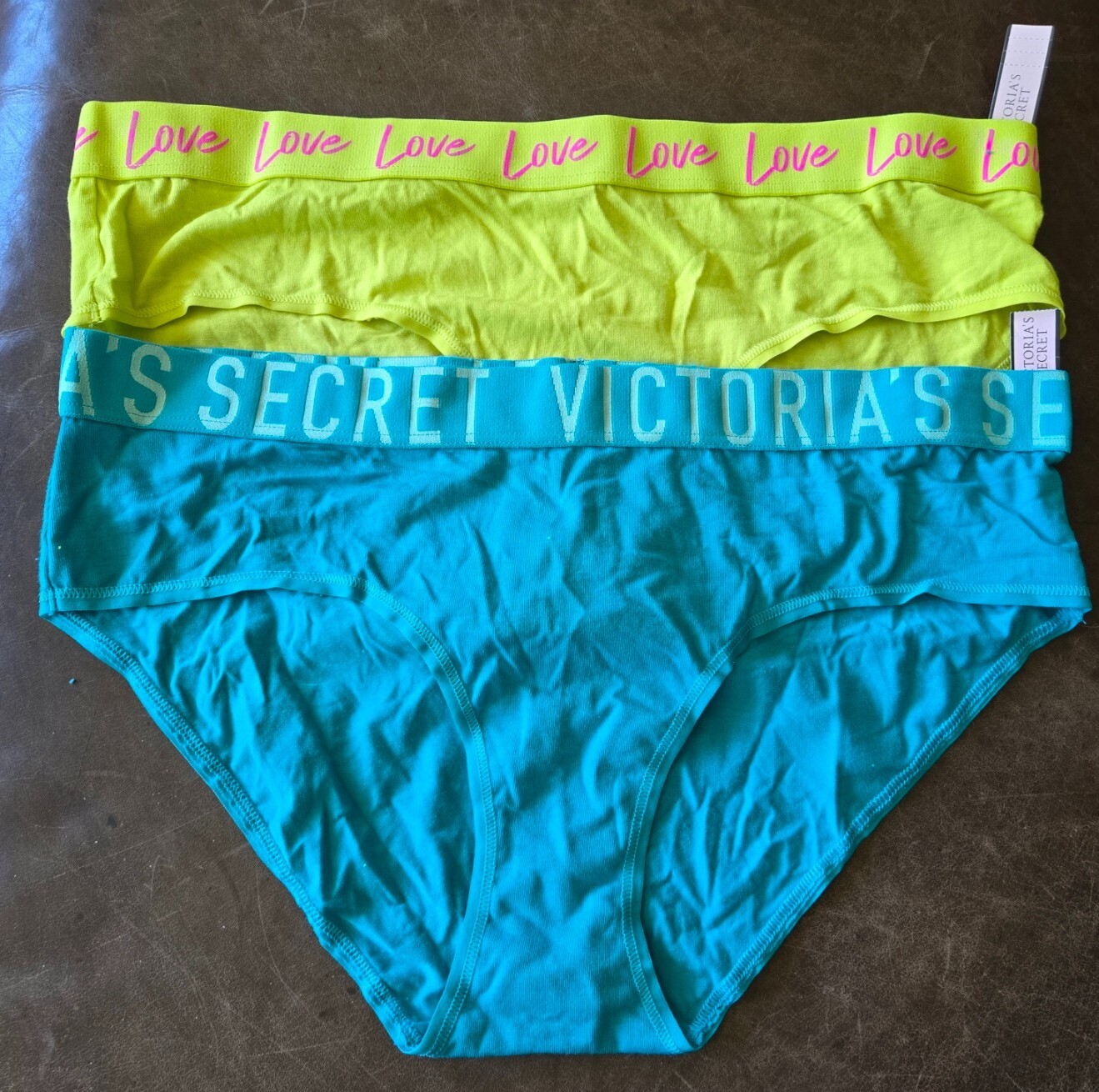 Victoria’s Secret 2 pair underwear NWT womens L hiphugger hipster panties