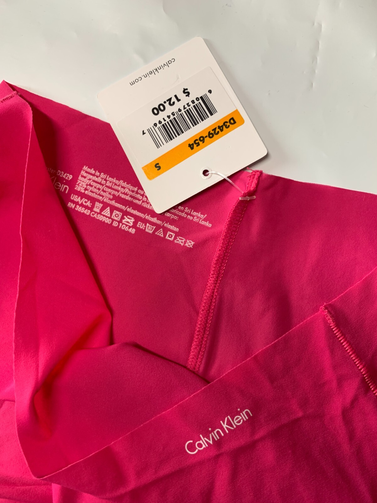 Calvin Klein Invisibles Hipster D3429 S, M, MSRP $12 – $15 NWT