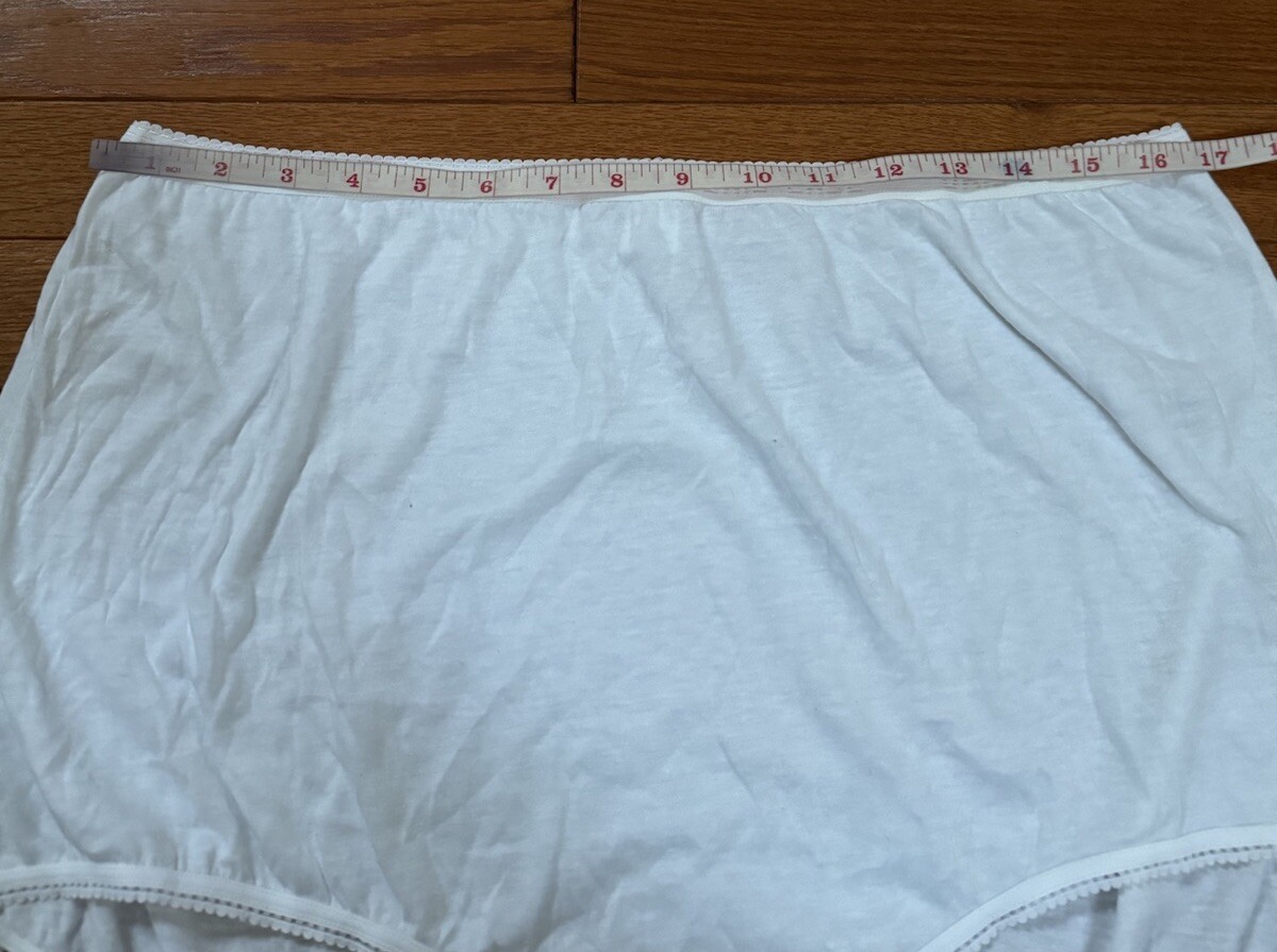Lot Of 6 Dais Ease Brand Polyester/CottonPanties High Waisted, Size 11