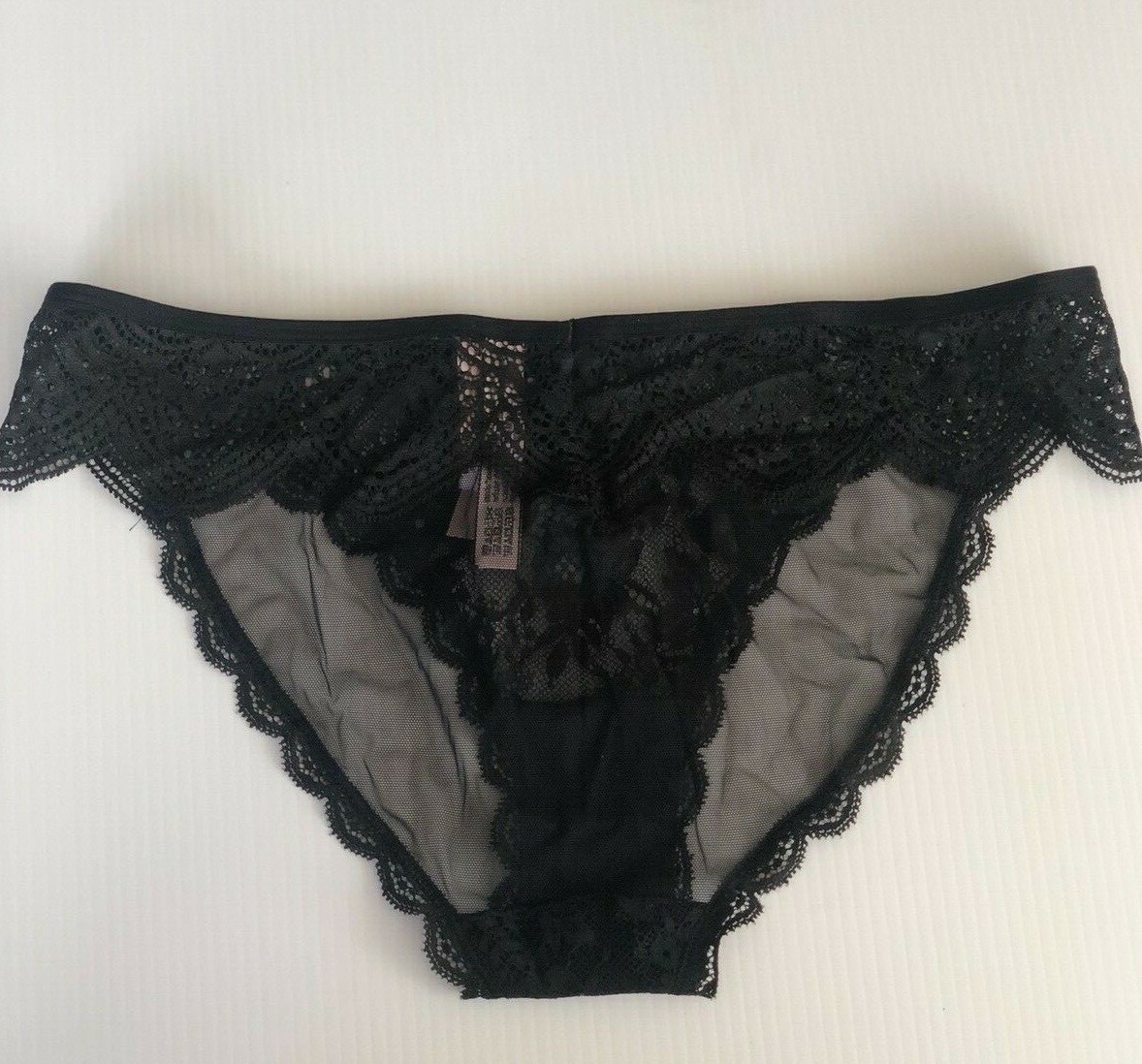 Victoria’s Secret Dream Angel Floral Lace Cheekini Panty XS M Low Rise