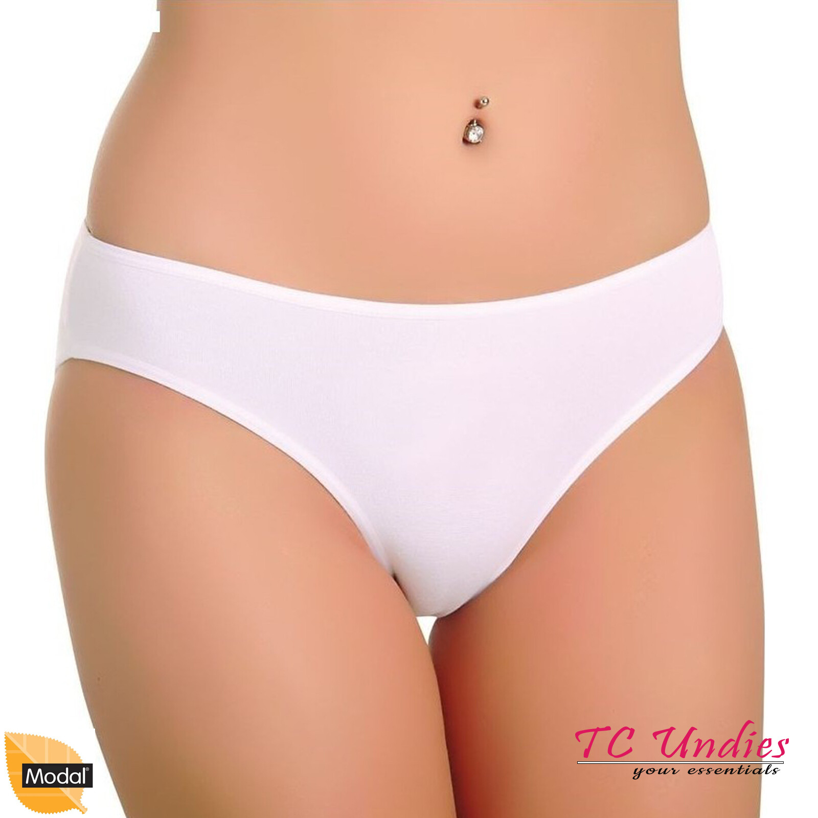 4 Pack of Ladies Bikini Briefs Panties Womens Modal Knickers Underwear
