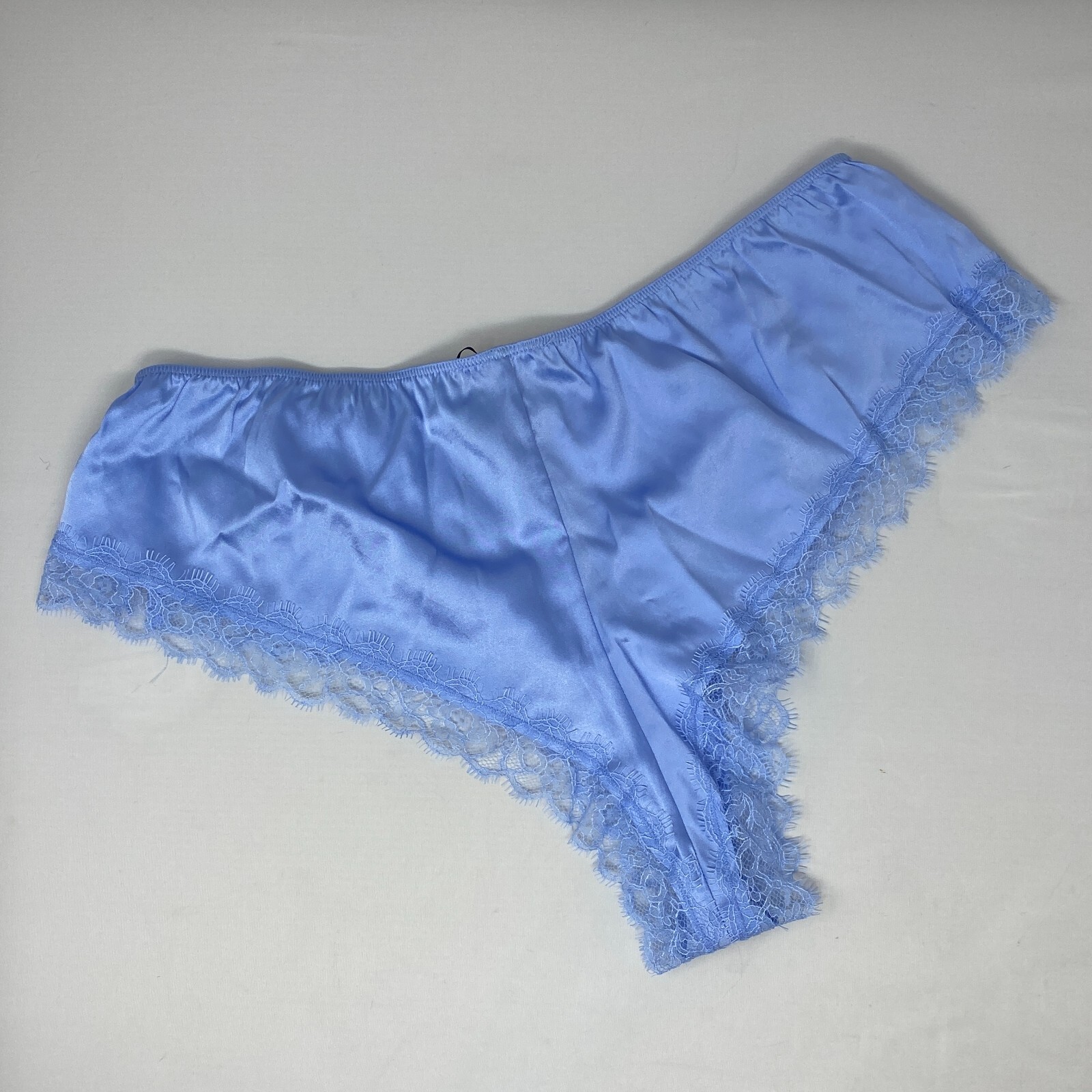 Agent Provocateur Gisele PJ Baby Blue Silk Brief AP4 Large NWT $145