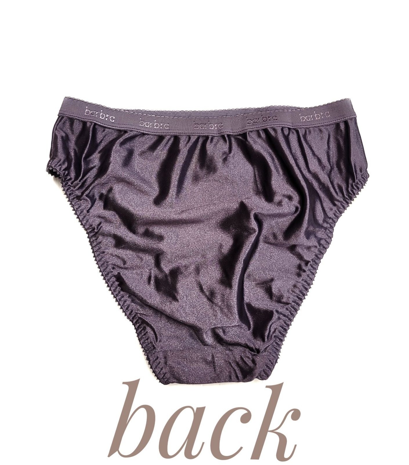 B2BODY Women Full Coverage High Waist Light Tummy Control Satin Bikini Panties