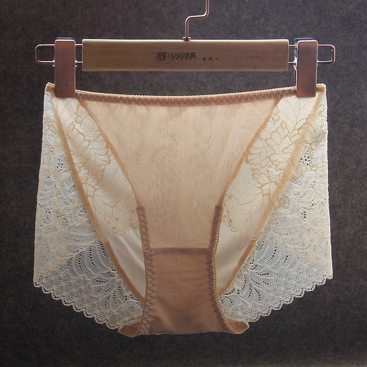 2 Pair Womens 100 Pure Silk Briefs Knit Panties Lace Underwear Knickers Lingerie
