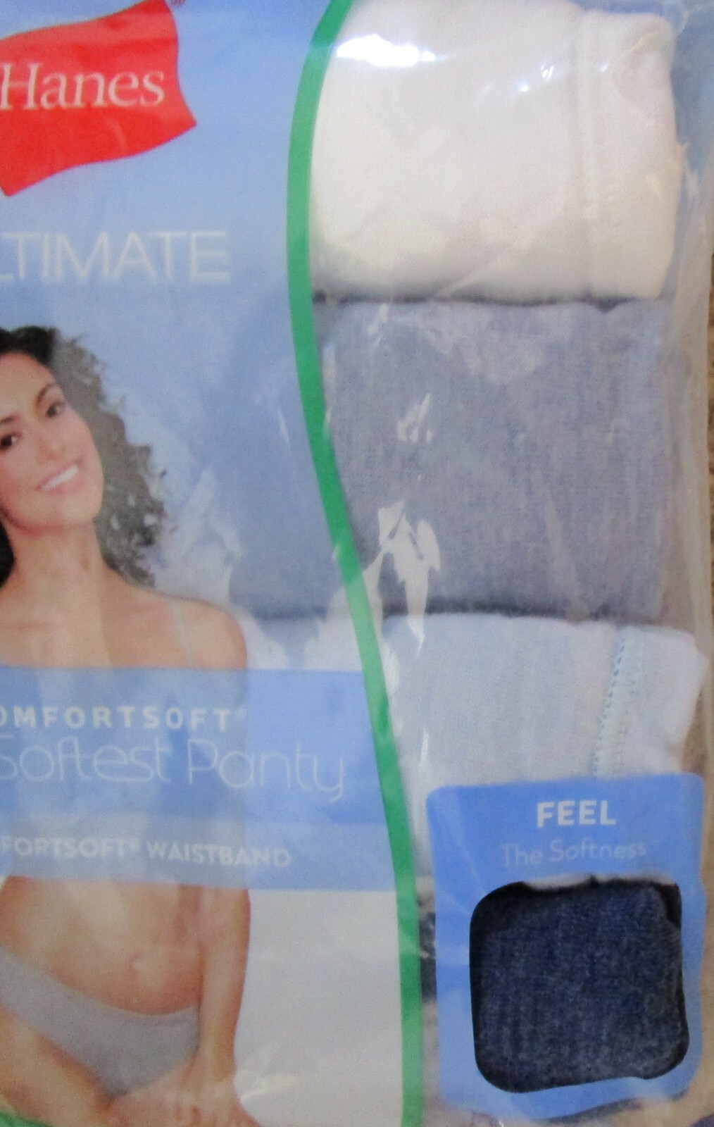 Hanes Ultimate Comfortsoft Bikini Pantie 4 Pack Style 47HUSK Size 8 XL NWT