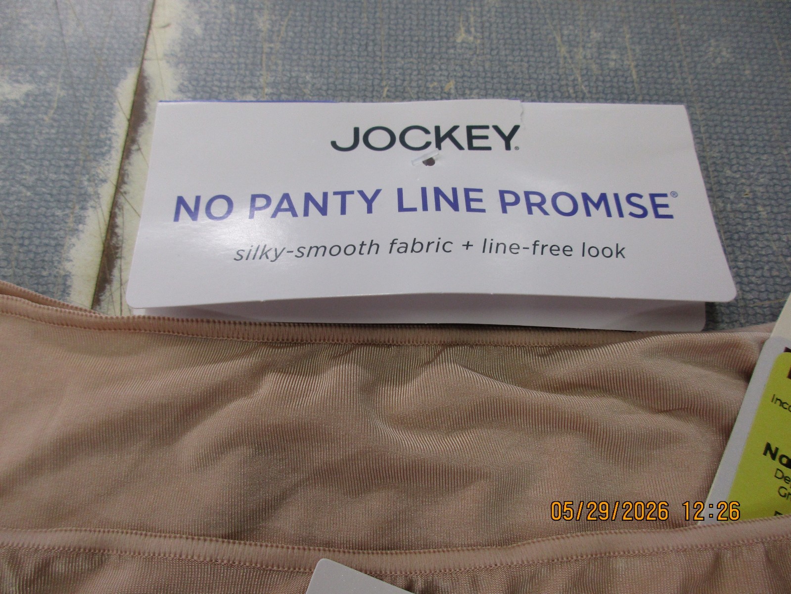 Three Brand New Jockey Women’s Size Large Nude Hip Briefs Microfiber Stretch