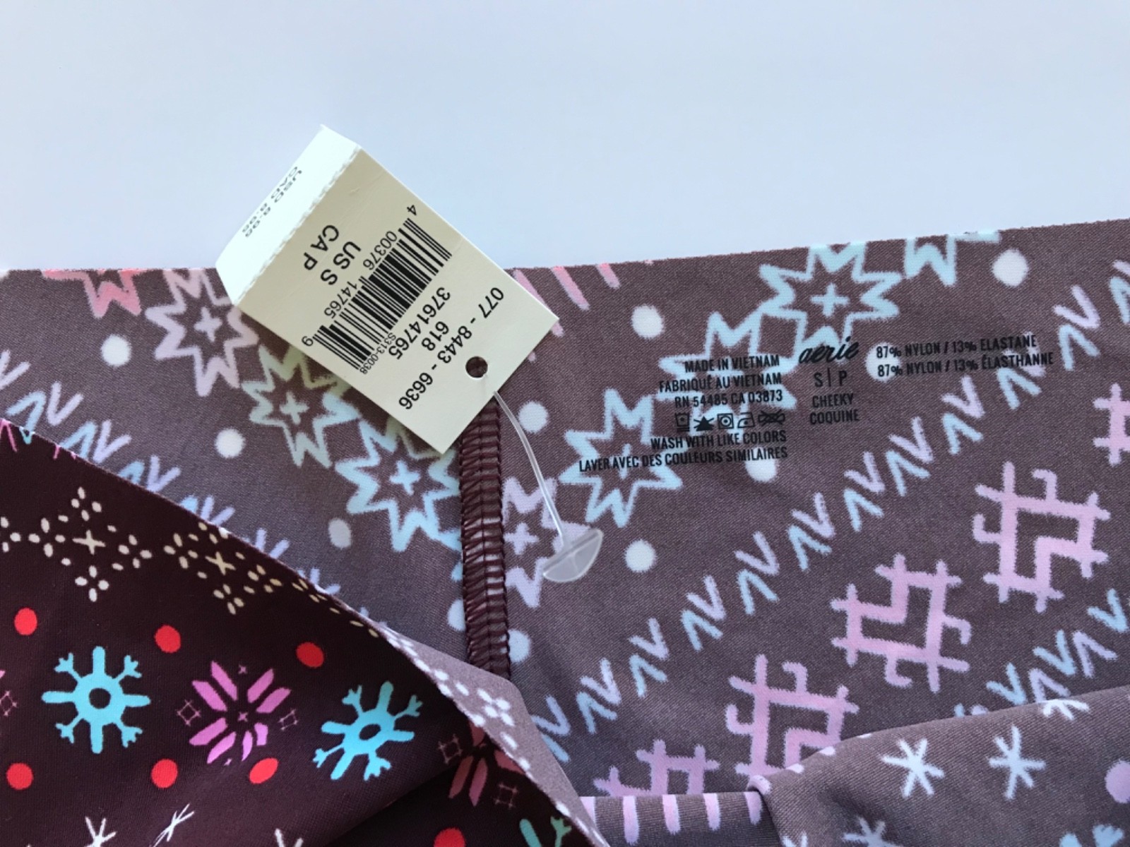 Aerie Women Panty Underwear Cheeky 8443 6636 Size S Set of 3