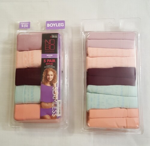 Women’s Regular & Plus Size 5 Pk Boyleg Underwear: Sizes-4-5-6-8-9-10