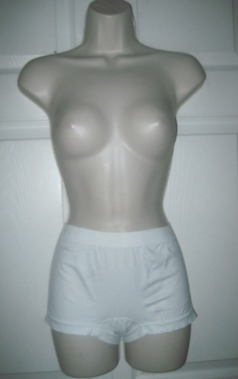 Women’s Brief Style Panties White Comfortable Lightweight Stretch Fabric Medium
