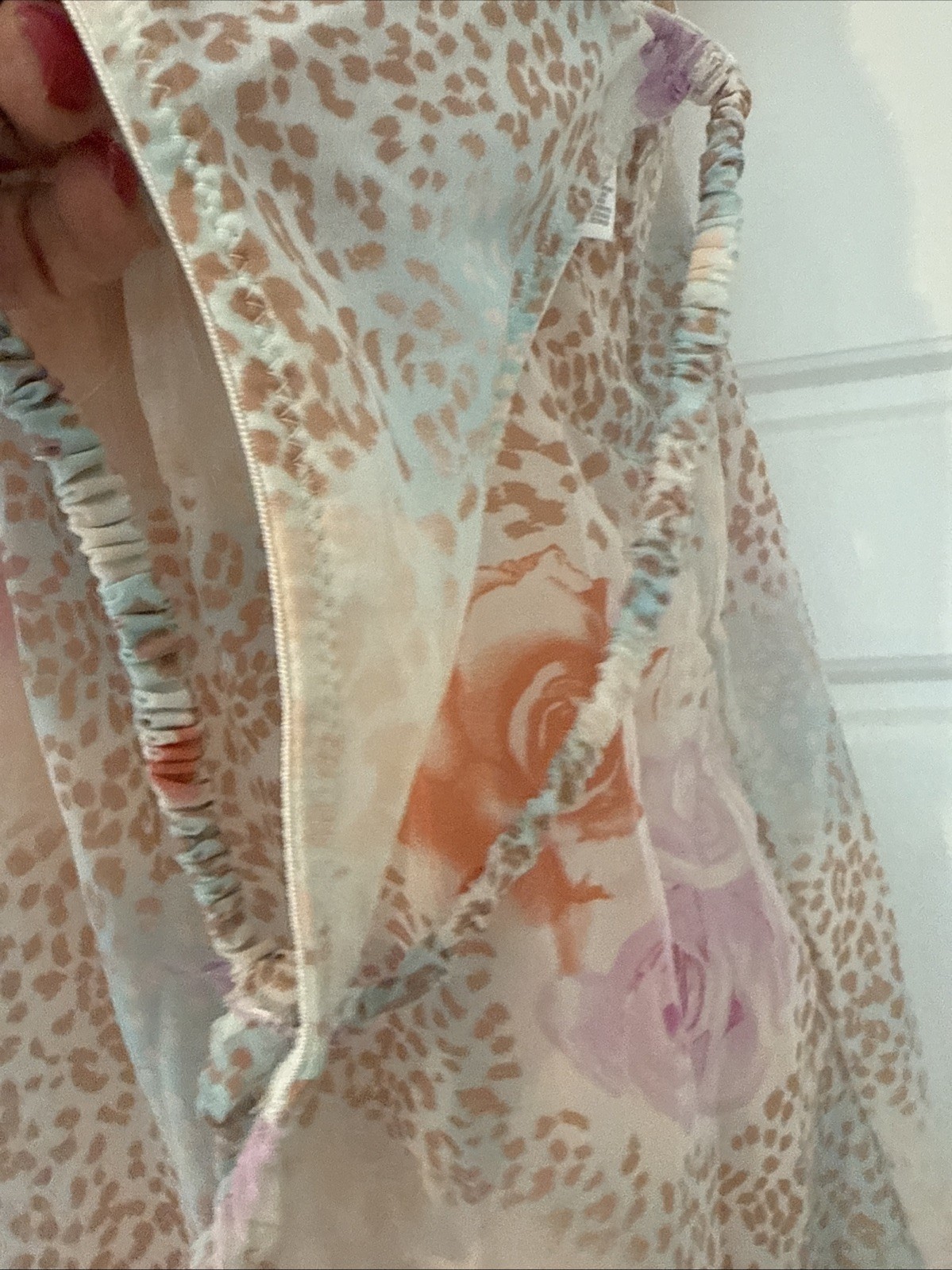 Jessica Simpson Roses Nightie & Thong 34B S NWT Sexy Cottage Core Underwire