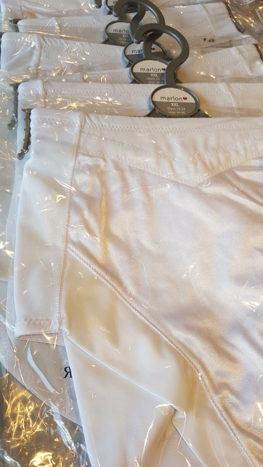 Marlon White Extra Firm Control Support Maxi Briefs Polyamide Cotton Size XL 3XL