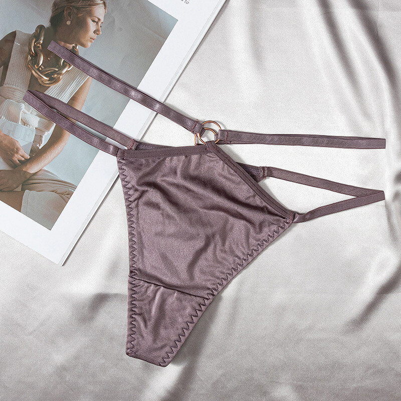 5 Pack Lot Sexy Womens String Bikini Panties Satin Underwear Thongs Lingeries