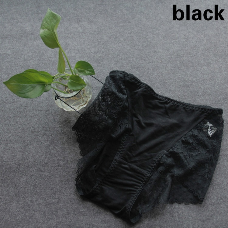 2 Pair Womens 100 Pure Silk Briefs Knit Panties Lace Underwear Knickers Lingerie
