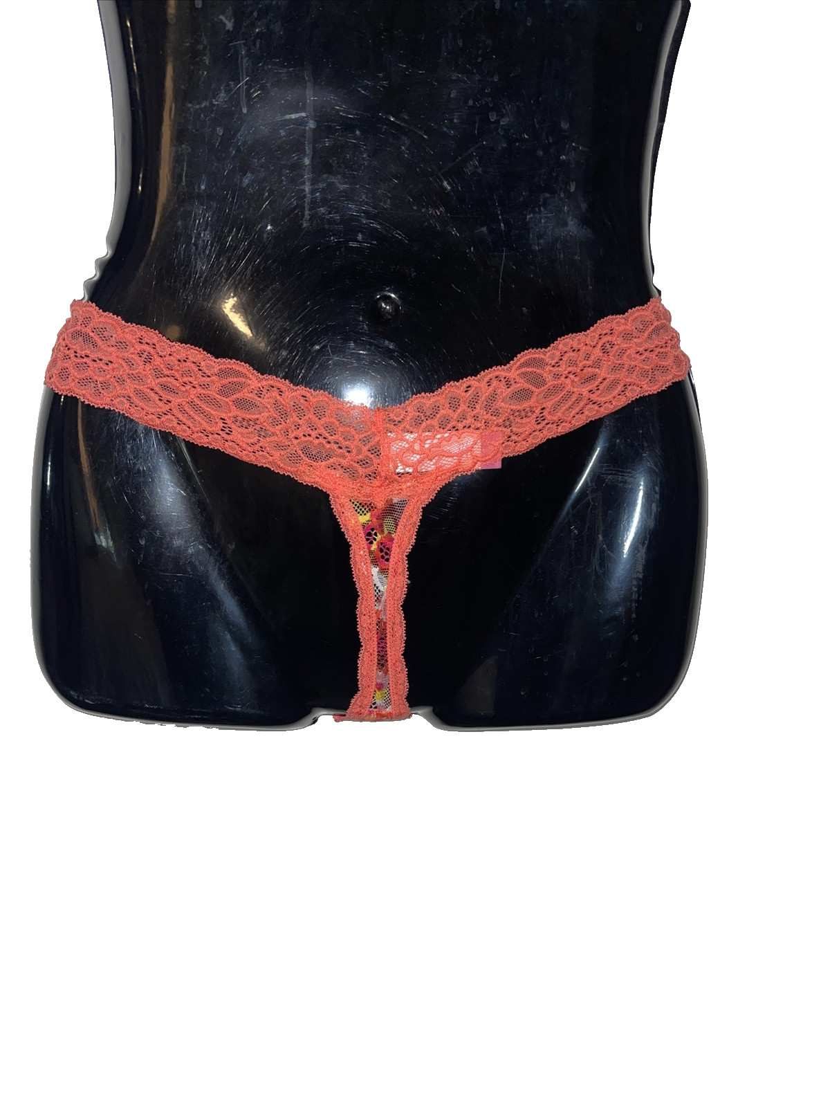 NWT No Boundaries Thong Panty Floral Lace 3X Sissy Festival Fairy Boho Whimsical