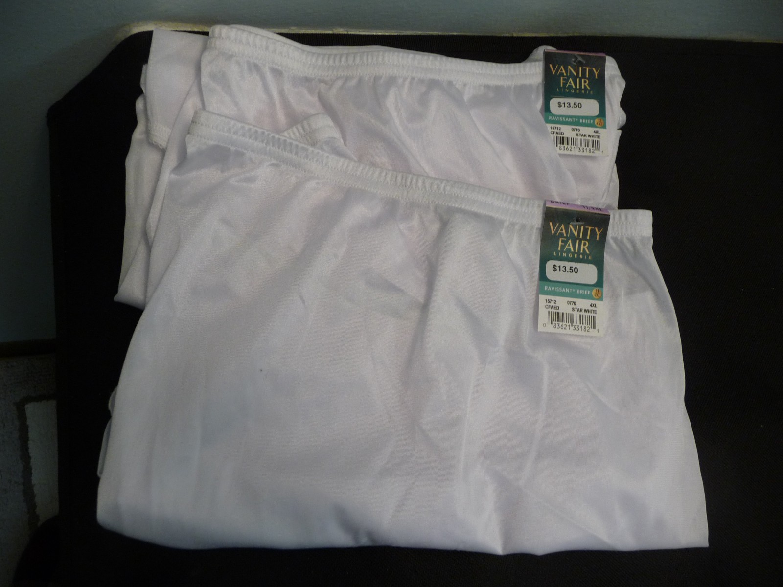 Vanity Fair Perfectly Yours Ravissant Brief Size 11/4XL, 15712, 3 Pair white NWT
